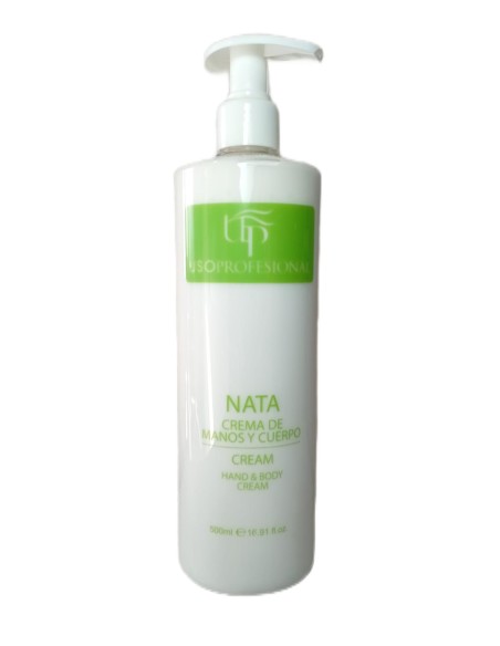 Crema Manos y Cuerpo Nata 500 ml UP