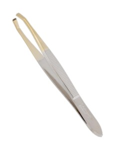 Pinza Depilar Punta Oro...