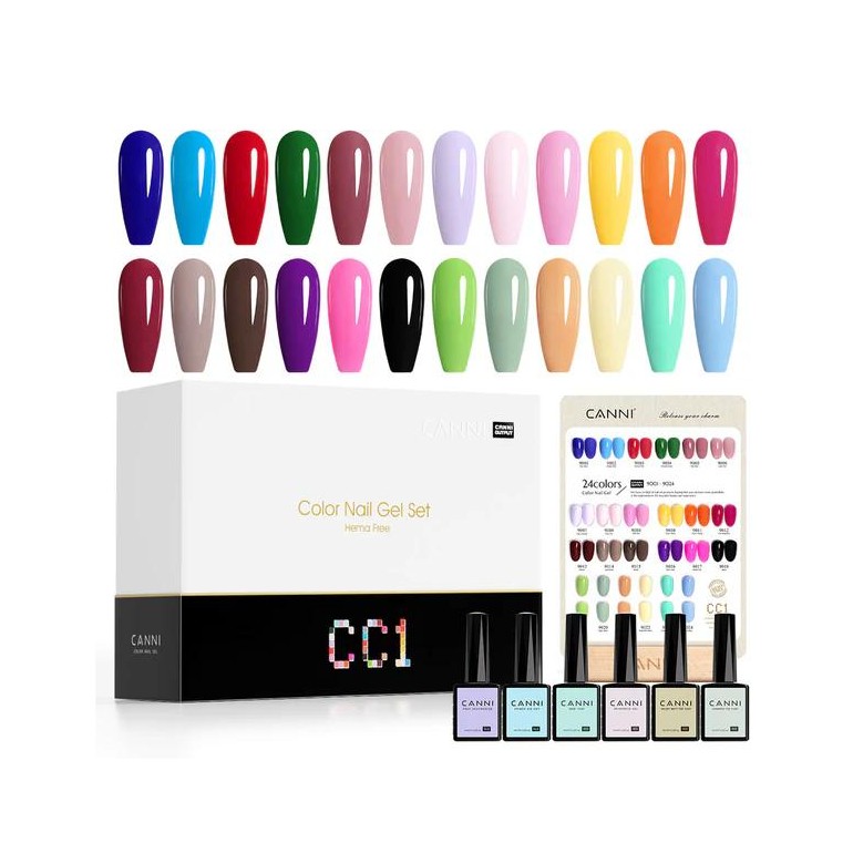 Kit 30 Esmaltes CC1 Hema Tpo Free Canni