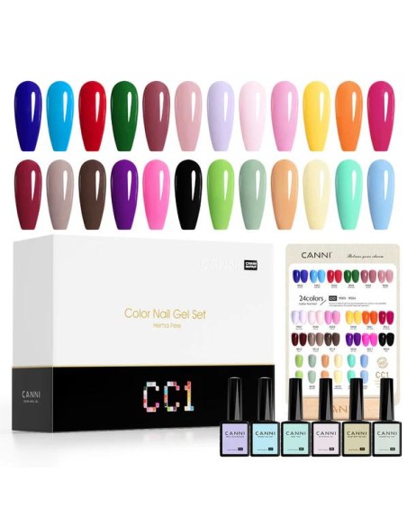 Kit 30 Esmaltes CC1 Hema Tpo Free Canni