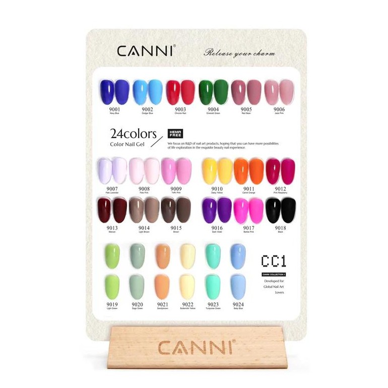 Kit 30 Esmaltes CC1 Hema Tpo Free Canni