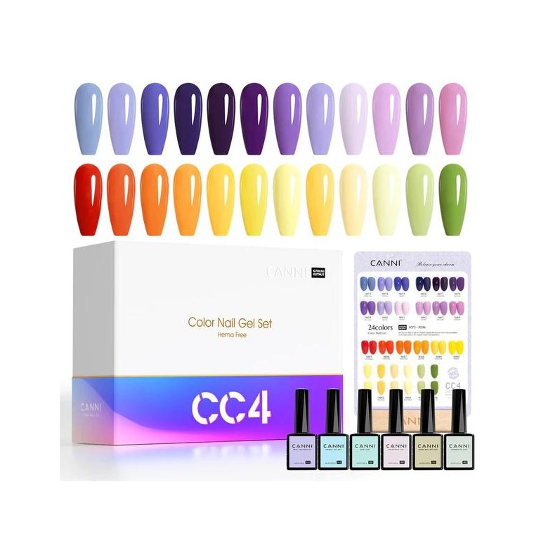 Kit 30 Esmaltes CC4 Hema Tpo Free Canni