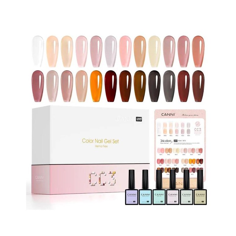 Kit 30 Esmaltes CC3 Hema Tpo Free Canni