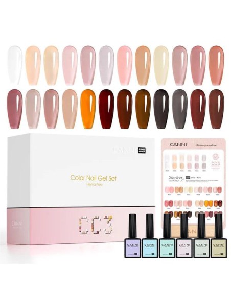 Kit 30 Esmaltes CC3 Hema Tpo Free Canni