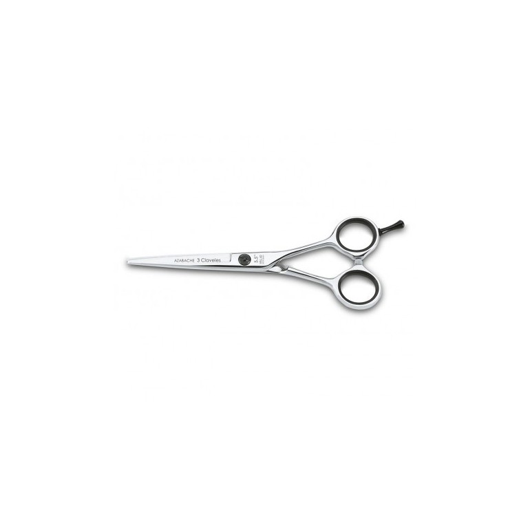 Tijera Peluqueria 5,5¨ Azabache 3 clavelesTijeras de corte