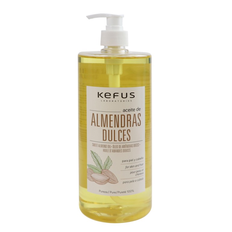 Aceite de Almendras dulces puro 1000 ml Kefus