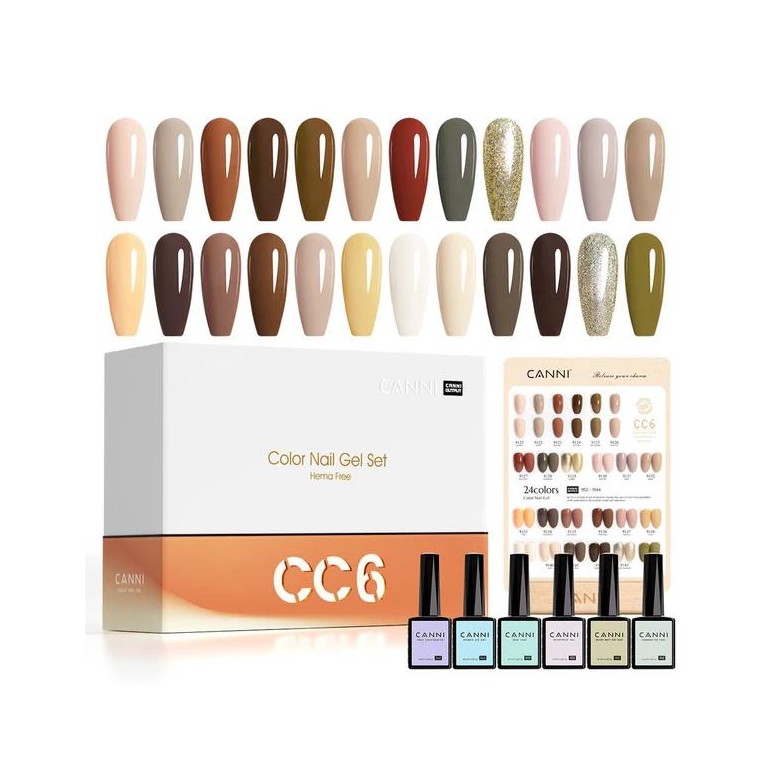 Kit 30 Esmaltes CC6 Canni