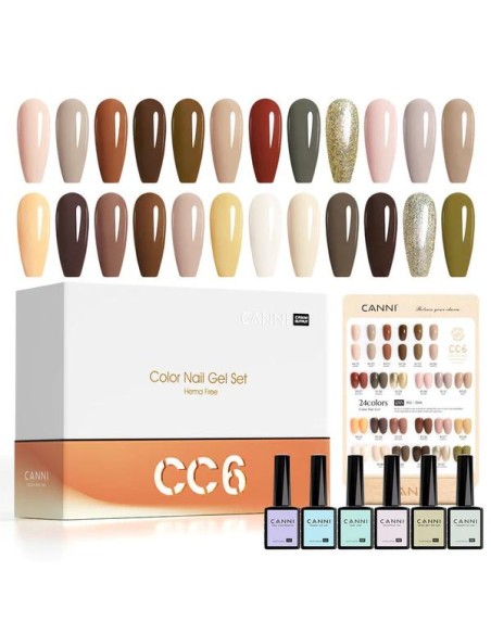 Kit 30 Esmaltes CC6 Hema Tpo Free Canni