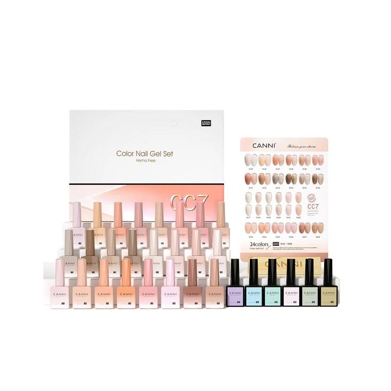Kit 30 Esmaltes CC7 Hema Tpo Free Canni Kit 30 Esmaltes CC7 Hema Tpo Free Canni
