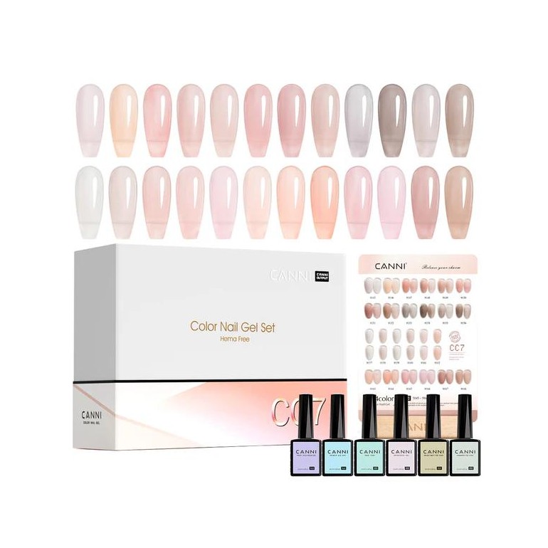 Kit 30 Esmaltes CC7 Hema Tpo Free Canni Kit 30 Esmaltes CC7 Hema Tpo Free Canni