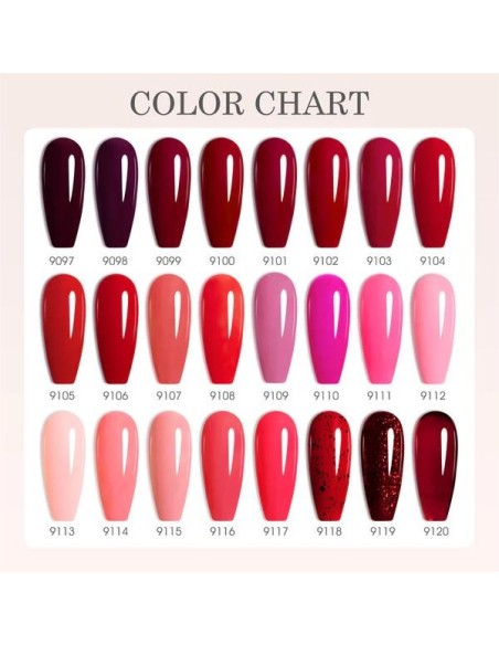 Kit 30 Esmaltes CC5 Hema Tpo Free CanniEsmaltes Permanentes UñasCANNI