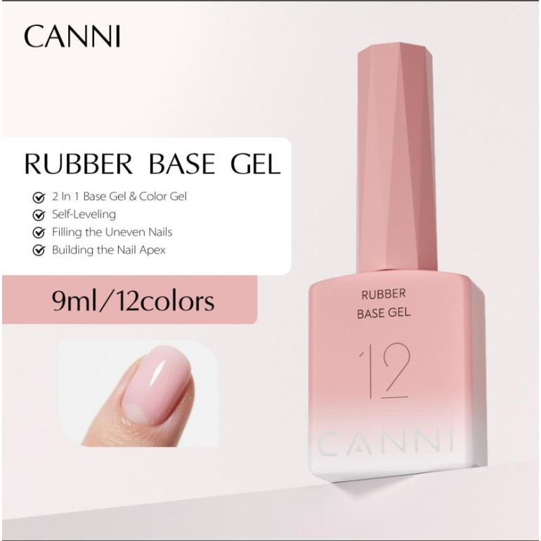 Rubber Base Gel Hema  Tpo Free 9 ml CanniUñasTodoBelleza.pro