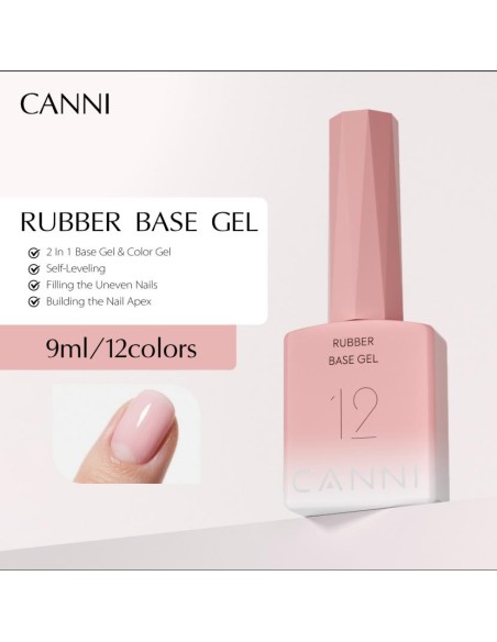 Rubber Base Gel Hema  Tpo Free 9 ml CanniUñasTodoBelleza.pro
