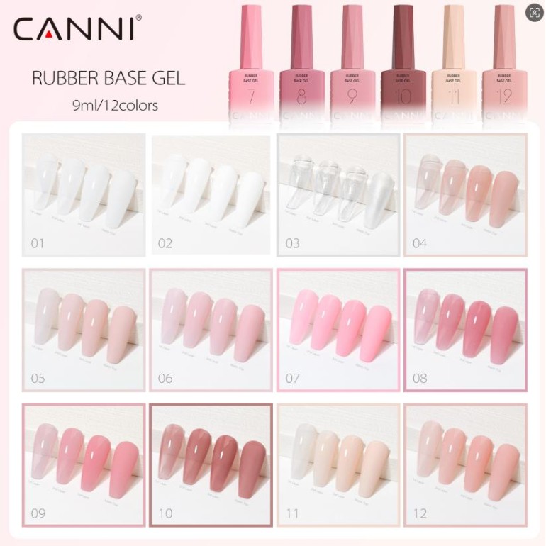 Rubber Base Gel Hema  Tpo Free 9 ml CanniUñasTodoBelleza.pro