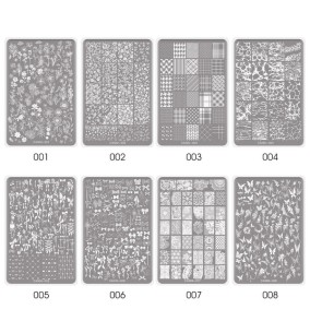 Placa Stamping Nails Art Canni