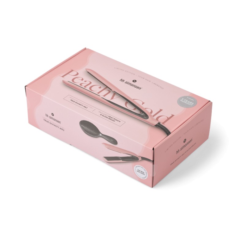 Plancha True Divinity MK2 Peachy Gold HH SimonsenPlanchas de peloTodoBelleza.pro