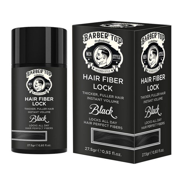 Fibras Capilares Negras Hair Fiber Lock 27,5 gr Barber TopFibra CapilarTodoBelleza.pro