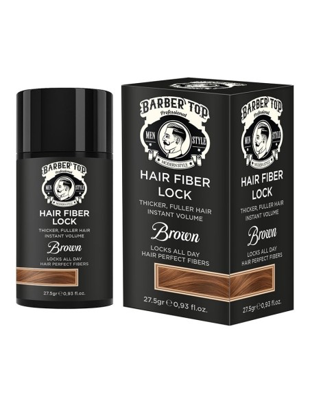 Fibras Capilares Castaño Hair Fiber Lock 27,5 gr Barber TopFibra CapilarTodoBelleza.pro