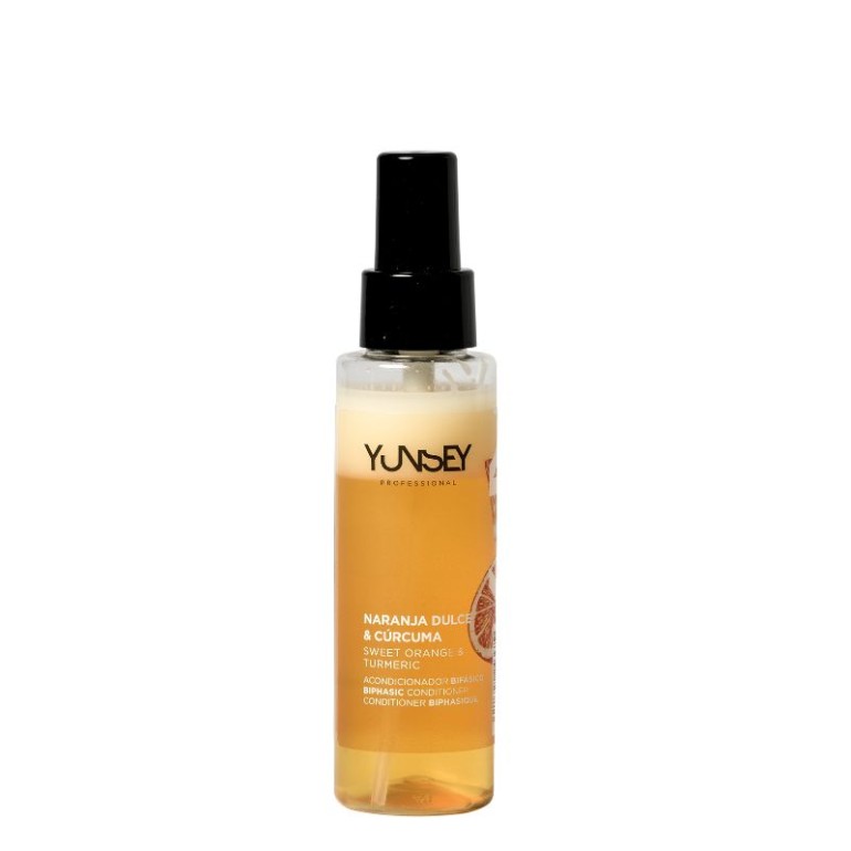 Acondicionador Bifasico Naranja Dulce y Cúrcuma 100 ml YunseyChampús y acondicionadorTodoBelleza.pro