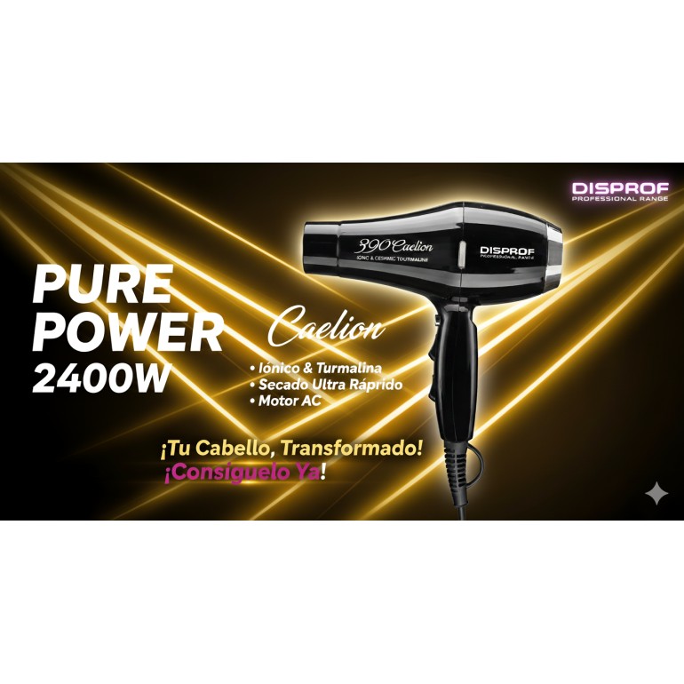 Secador Profesional 2400 w  Caelion 390 DisprofDISPROFTodoBelleza.pro