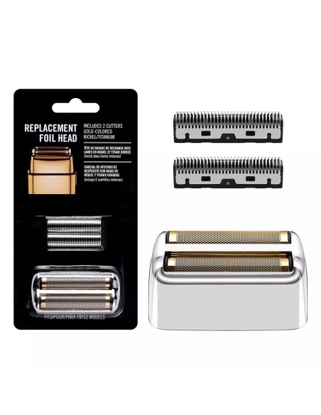 Recambio Cabezal Plateado + Cuchillas Compatible Babyliss FXFS2Accesorios y RepuestosTodoBelleza.pro