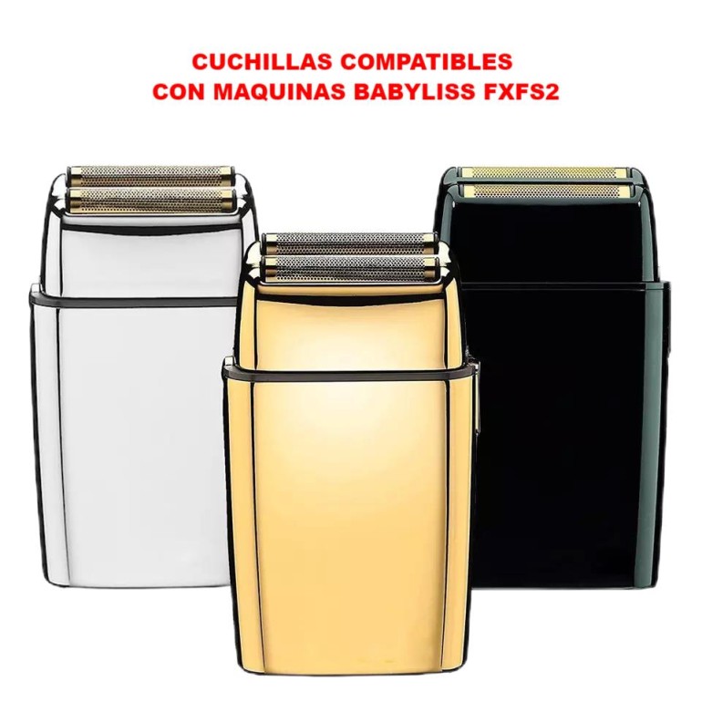 Recambio Cabezal Dorado + Cuchillas Compatible Babyliss FXFS2Accesorios y RepuestosTodoBelleza.pro