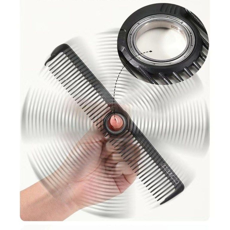 Peine Giratorio Color Negro 22 cmPeinesTodoBelleza.pro