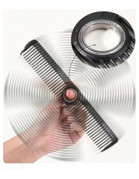 Peine Giratorio Color Negro 22 cmPeinesTodoBelleza.pro