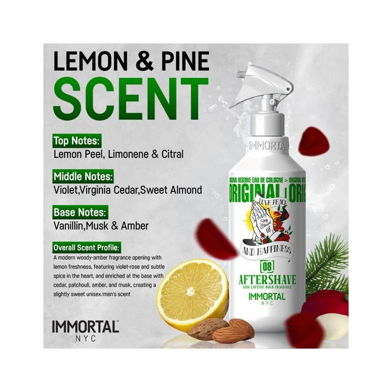 Colonia Stay Blessed 08 Aftershave 500 ml Immortal NYCColoniasTodoBelleza.pro