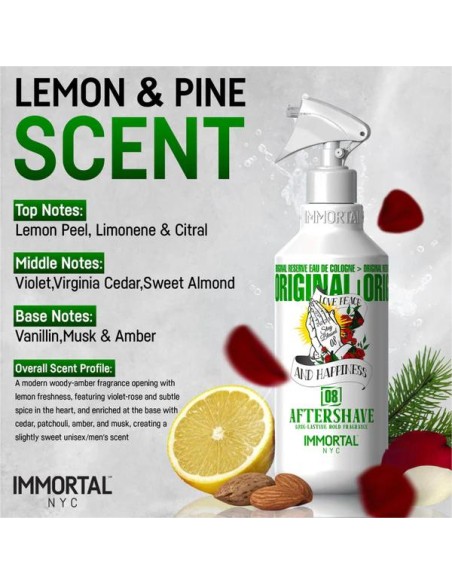 Colonia Stay Blessed 08 Aftershave 500 ml Immortal NYCColoniasTodoBelleza.pro