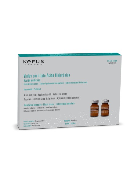 TodoBelleza.proCremas FacialesViales Ácido Hialurónico 10 unidades 5 ml Kefus