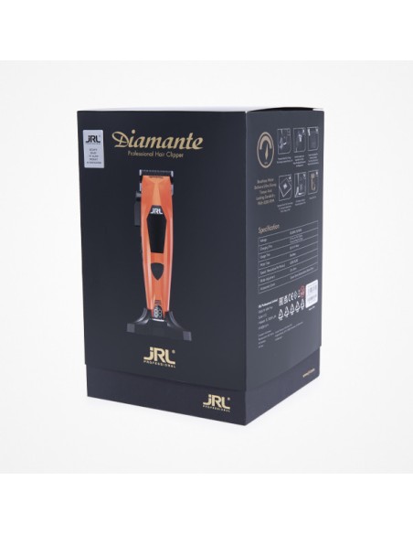 Maquina Corte Clipper Diamante Naranja JRLMáquinas Clipper Cortapelo ProfesionalTodoBelleza.pro