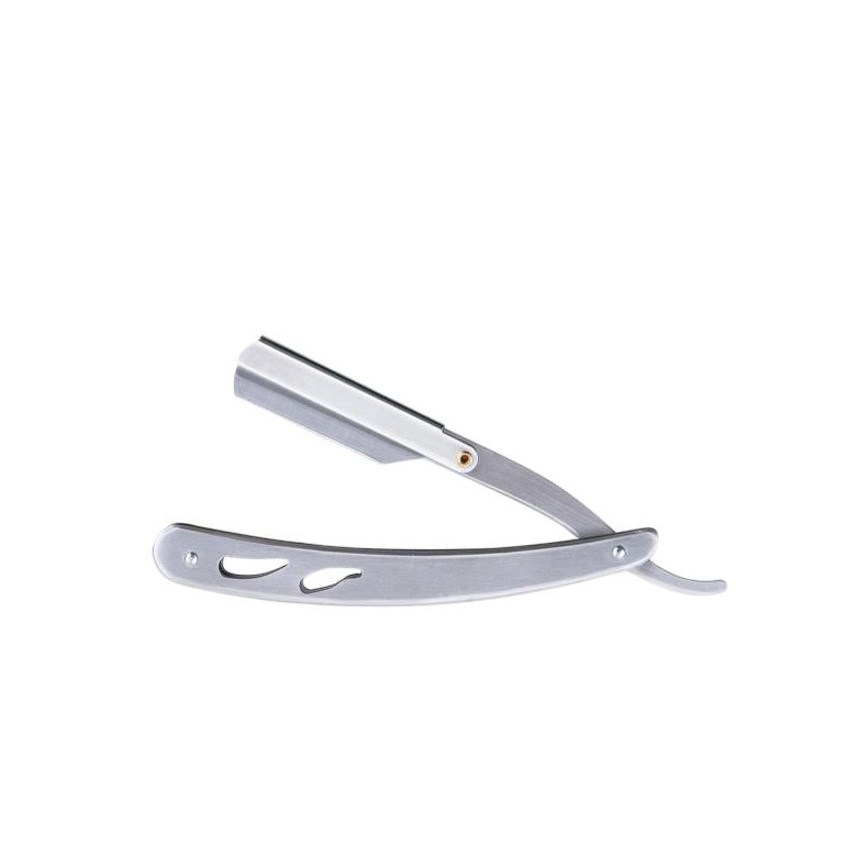 Navaja Barberia Metalica Alba 01 BifullTijeras y NavajasTodoBelleza.pro