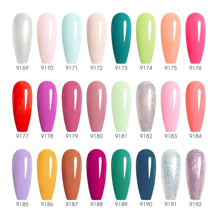 Kit 30 Esmaltes CC8 Hema Tpo Free CanniEsmaltes Permanentes UñasTodoBelleza.pro