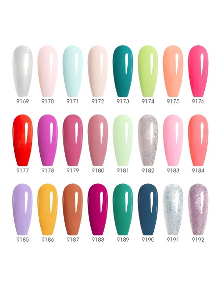 Kit 30 Esmaltes CC8 Hema Tpo Free CanniEsmaltes Permanentes UñasTodoBelleza.pro