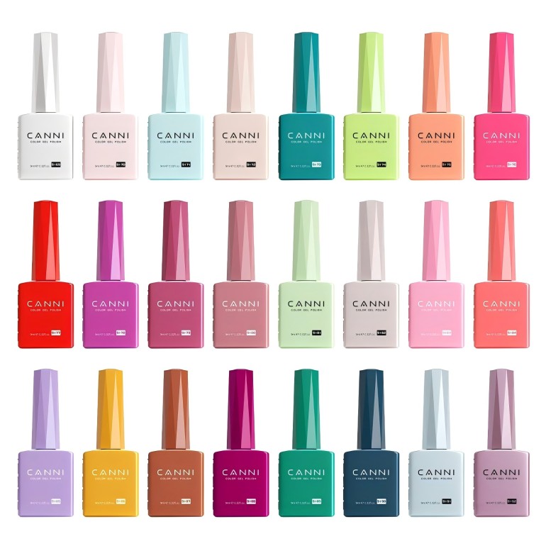 Kit 30 Esmaltes CC8 Hema Tpo Free CanniEsmaltes Permanentes UñasTodoBelleza.pro