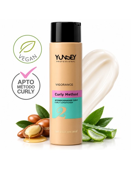 Acondicionador Curly Vigorance con Ingredientes Naturales