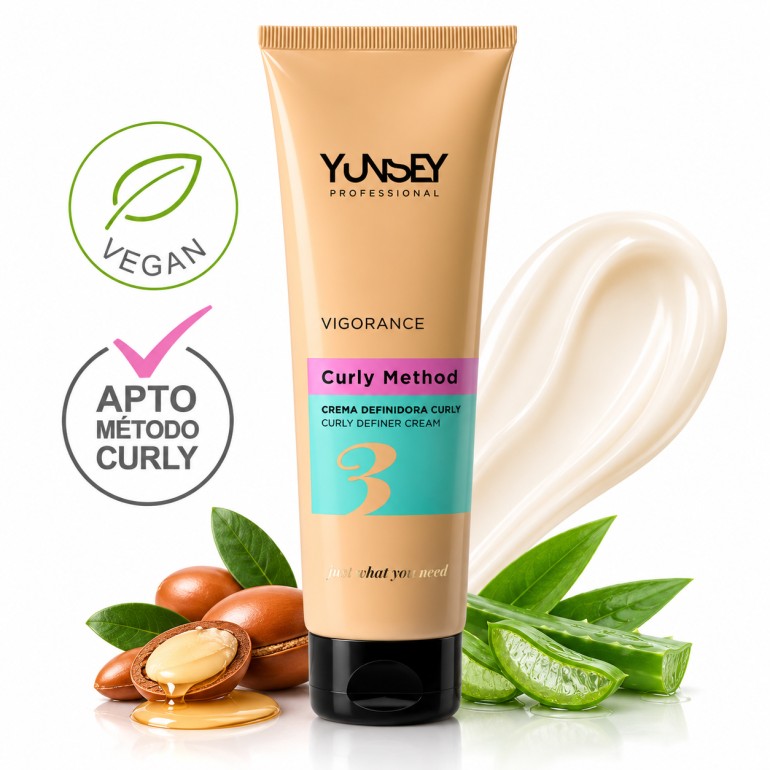 Crema Moldeadora Curly Method Yunsey 175 ml
