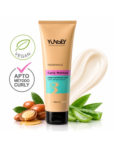 Crema Moldeadora Curly Method Yunsey 175 ml