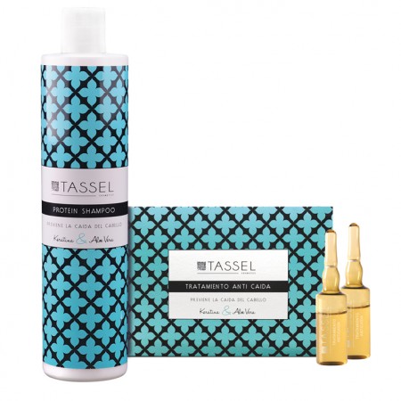 PACK ANTICAIDA 12 AMPOLLAS + CHAMPÚ 400 ml