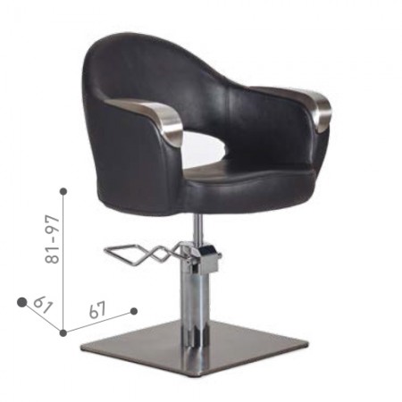 SILLÓN TOCADOR KENNETH PIE CUADRADO