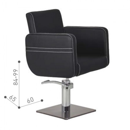 SILLÓN TOCADOR HERMO PIE CUADRADO