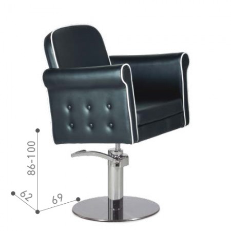 SILLÓN TOCADOR CASEY PIE REDONDO