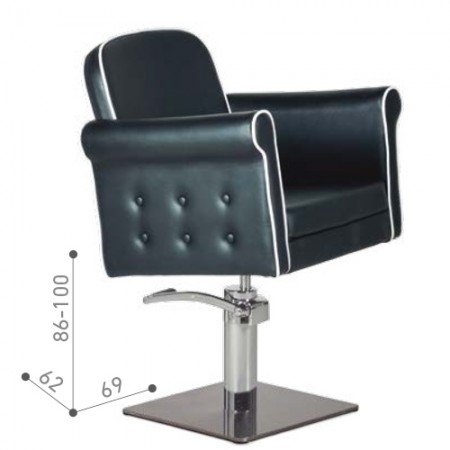 SILLÓN TOCADOR CASEY PIE CUADRADO