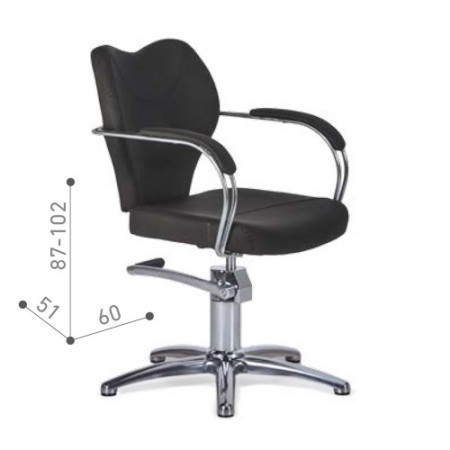 SILLÓN TOCADOR NICOLE PIE ESTRELLA