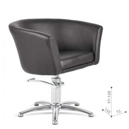 SILLÓN TOCADOR INDO PIE ESTRELLA