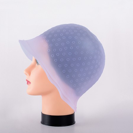 GORRO MECHAS TRANSLUCIDO SILICONA ROSA