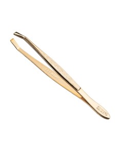 PINZA DEPILAR DORADA 8 CM