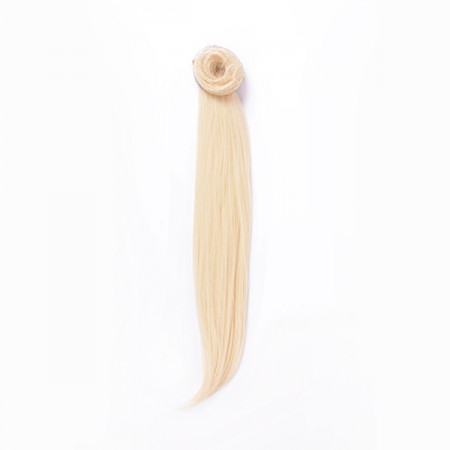 Coleta lisa sintético Nº613 rubio platino natural 50 cm Perfect Beauty