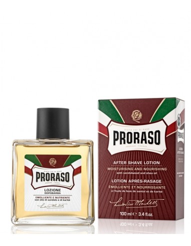 LOCION AFTERSHAVE PRORASO LINEA ROJA 100 ML